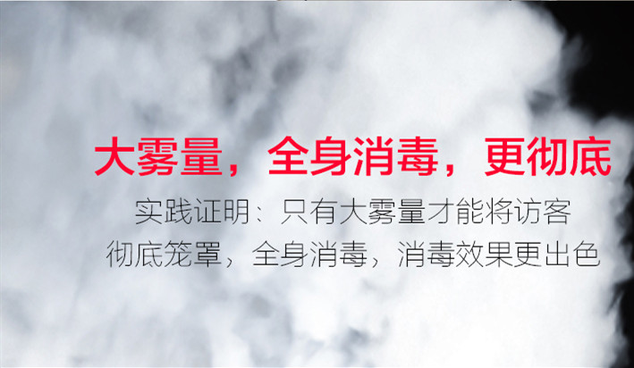 智能人員通道霧化消毒機