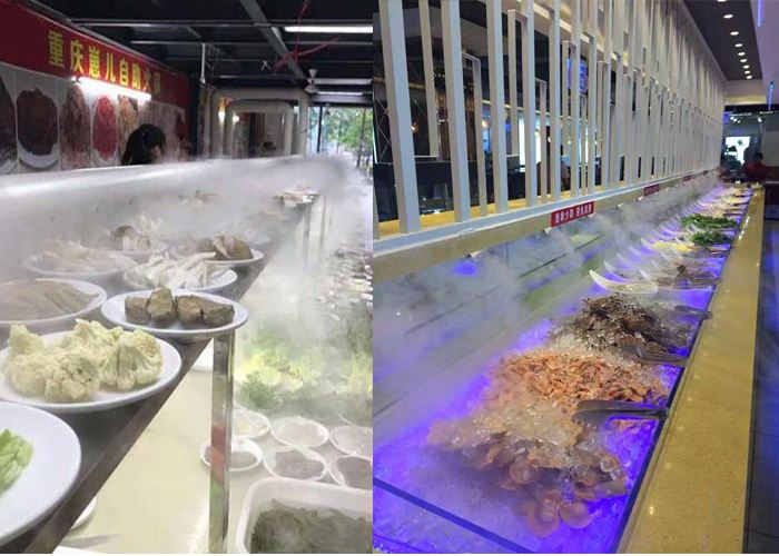 自助餐菜臺保鮮噴霧機